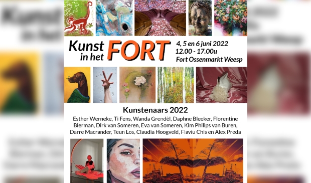 Werk van de kunstenaars