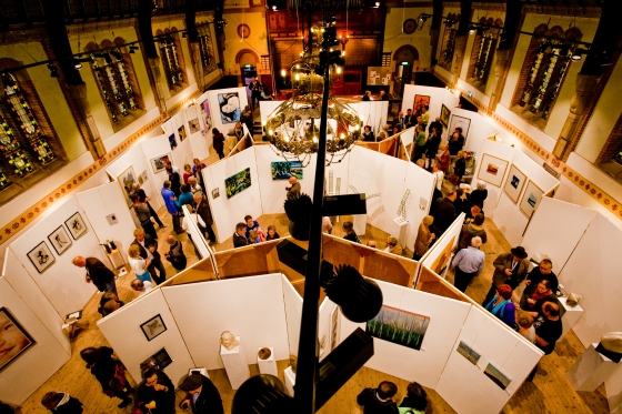 Kerk vol met kunst