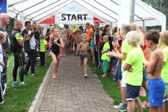Kindertriatlon is ook al een traditie geworden