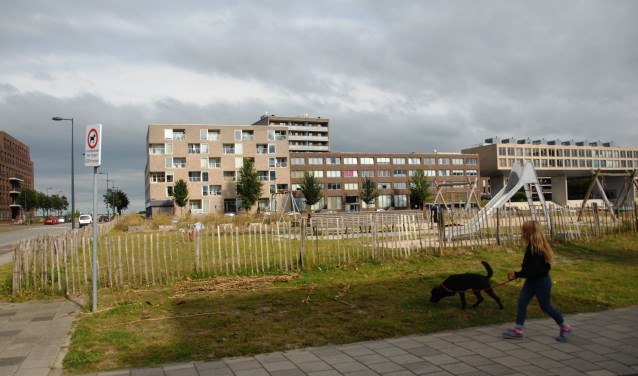 De bewoners van Blok 14 kijken uit op het kavel waar onder andere statushouders zullen wonen.