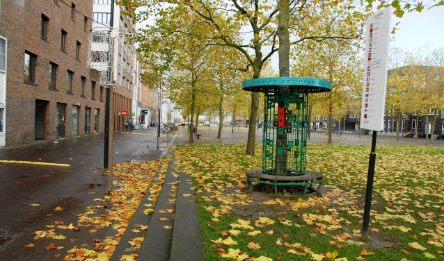 Ook het Joris Ivensplein wordt groener.