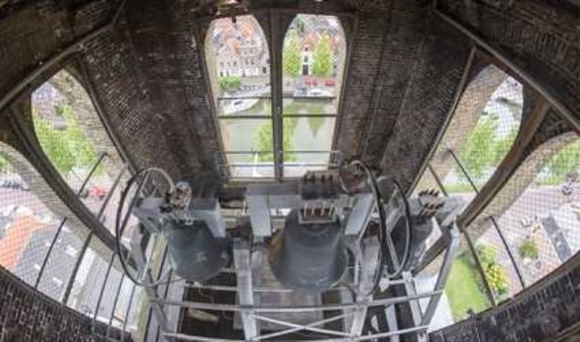 Weesp bezien vanuit de kerktoren.