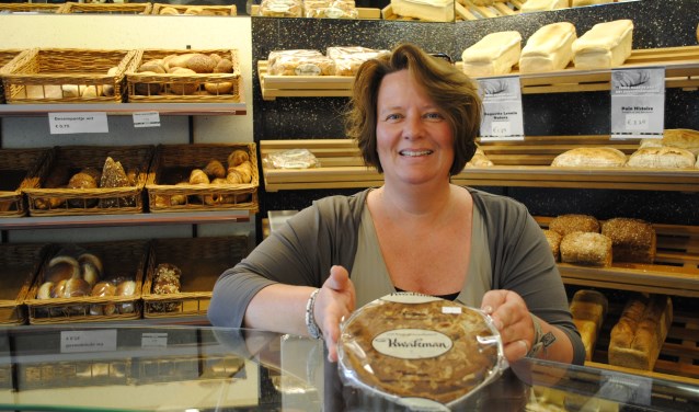 Jolanda Kwakman in haar winkel.