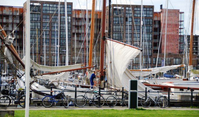 De haven van IJburg is natuurlijk onderdeel van de waterroute.