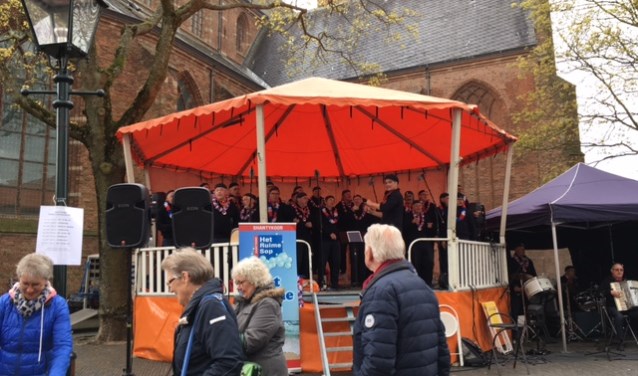 De muziektent wordt voor diverse evenementen gebruikt.