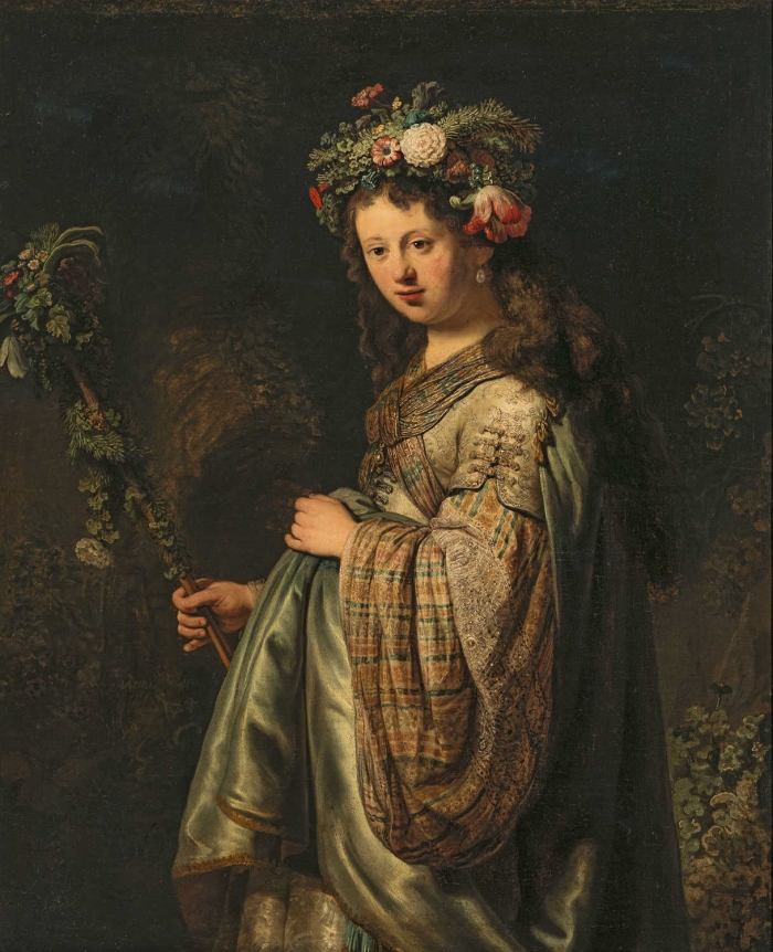 Rembrandt, een van de schilders in de Hermitage