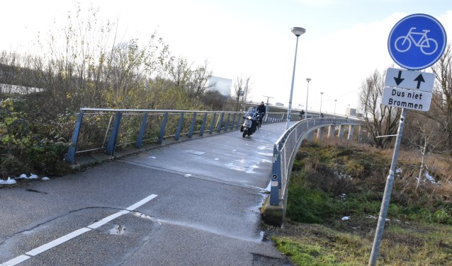 De Nesciobrug staat niety te boek als de meest fietsvriendelijke fietsersbrug.