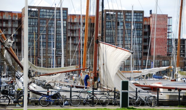 De haven van IJburg is natuurlijk onderdeel van de waterroute.