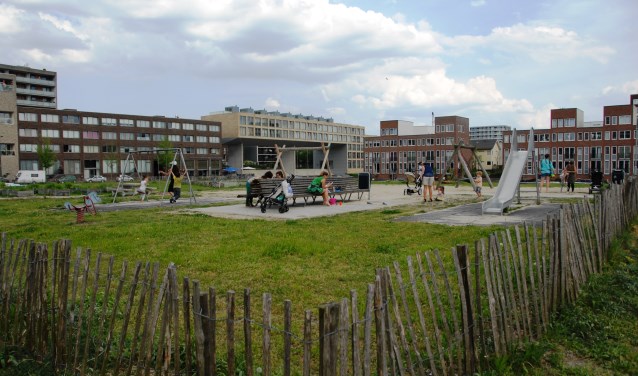 Op Kavel 13A wonen aan het einde van het jaar 180 statushouders en studenten door elkaar.