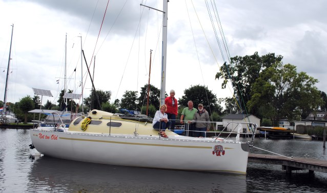Vanaf links: Cornelia, Lenie, Henk en Paul.