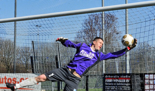 Patrick Gerlof tijdens zijn periode als doelman van SV Diemen.