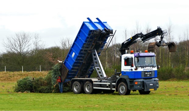 De eerste kerstbomen werden vandaag al gedropt.