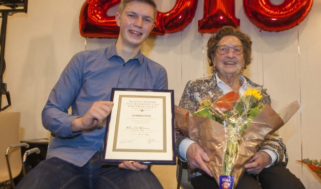 Willem Walraven en mevrouw Blok.