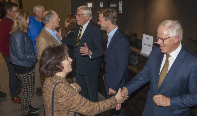 Tijdens de nieuwjaarsreceptie in Singer Laren.