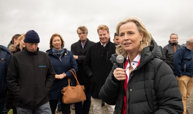 Annie Schreijer-Pierik bezocht gisteren Eemland.