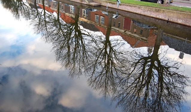 Langs de Oudegracht.