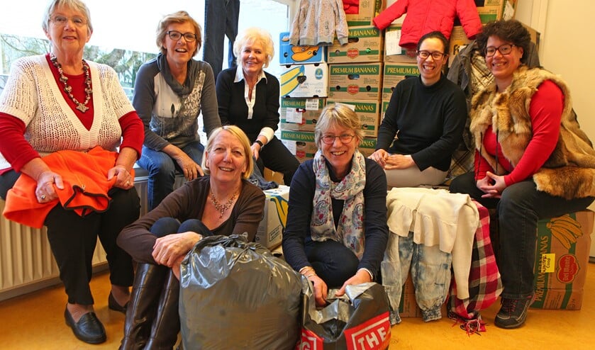 Het team van Kledingbank Blaricum.