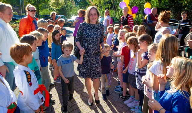 Het afscheid vorige week.
