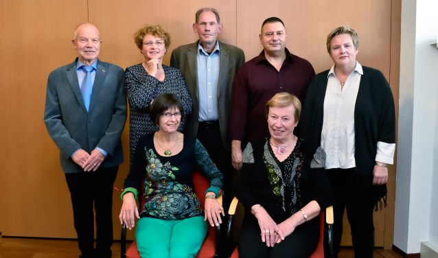 De Wmo-raad, links Wilfred van der Wateren.