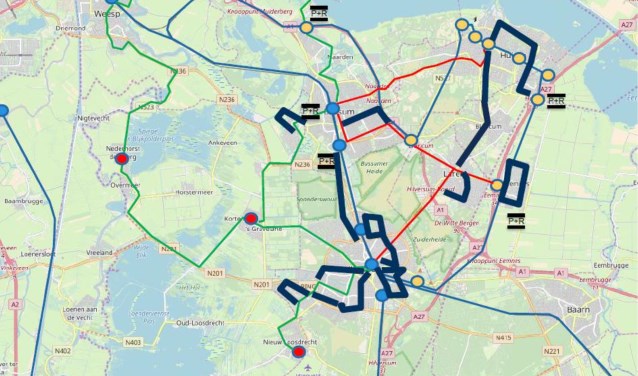 De buslijnen die mogelijk verdwijnen.