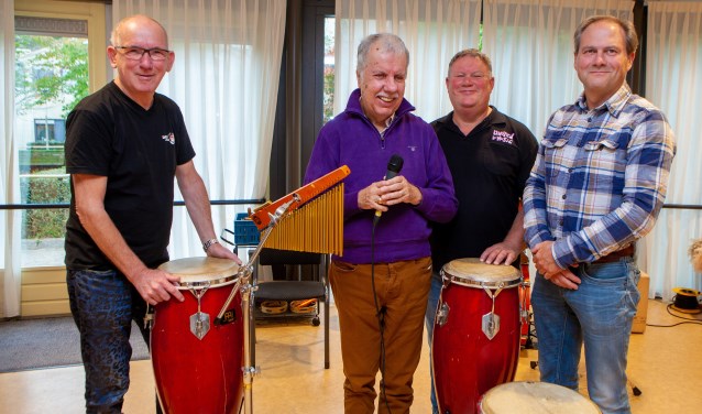 Joop, Kees, Joris en Maarten Pieter spelen allemaal een belangrijke rol bij het concert.