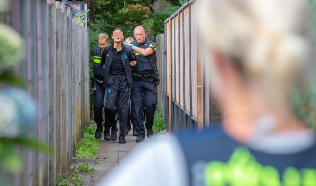 De verdachte werd snel opgepakt.