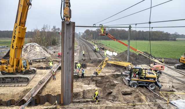 De aanleg van de Voormeerpassage is een hele klus.