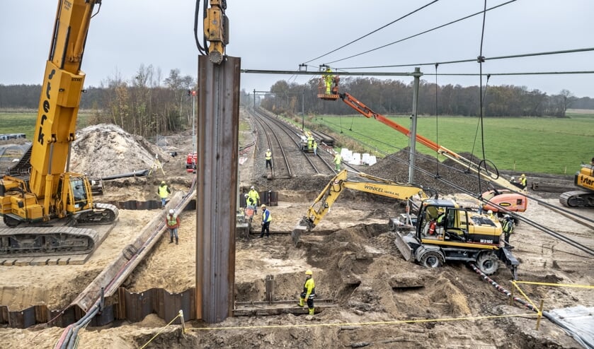 De aanleg van de Voormeerpassage is een hele klus.