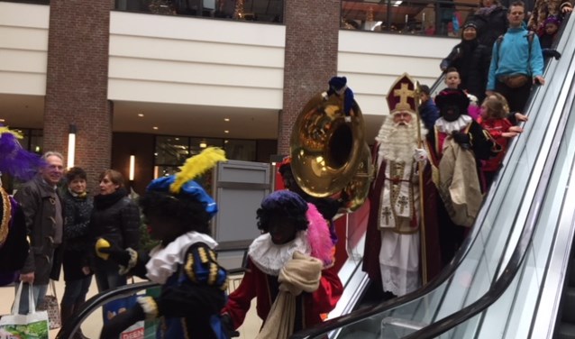 Sinterklaas bezocht ook vorig jaar het winkelcentrum.