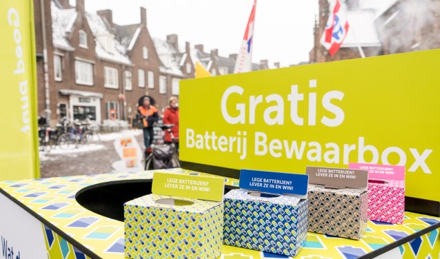 Op 10 en 17 november is er op de markt een gratis Batterij Bewaarbox te krijgen.