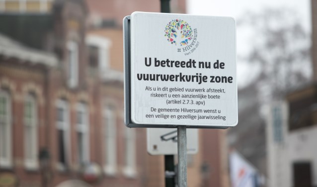 Opnieuw is er in het centrum de vuurwerkvrije zone.