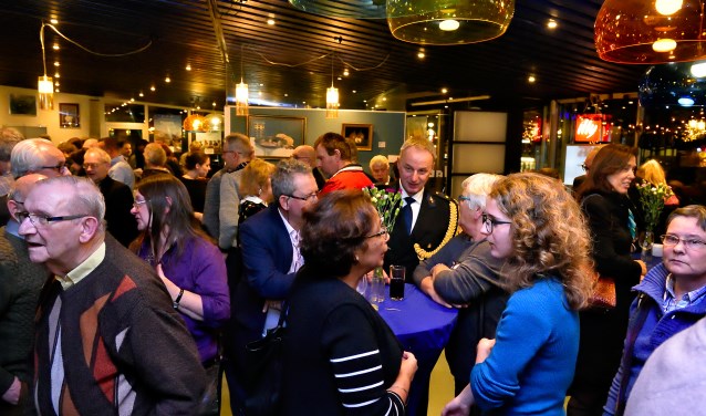Dit jaar vond de receptie plaats in Theater de Omval.