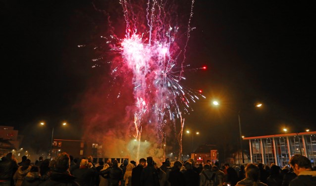 In het vuurwerkvrije centrum is wel weer een vuurwerkshow.