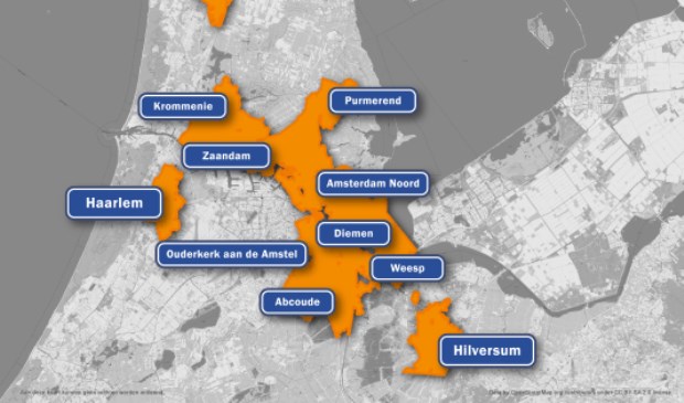 'Amsterdam en omgeving'.