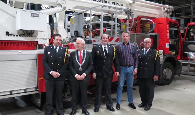 V.l.n.r.: Sander Bunschoten, Pieter Broertjes, Jeroen van den Brakel, Rob van Mourik en Joop Huizing.