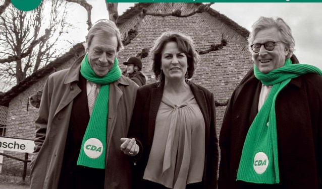 V.l.n.r.: Piet Oldenziel en Ellewies Claushuis en Gerard Knoop.