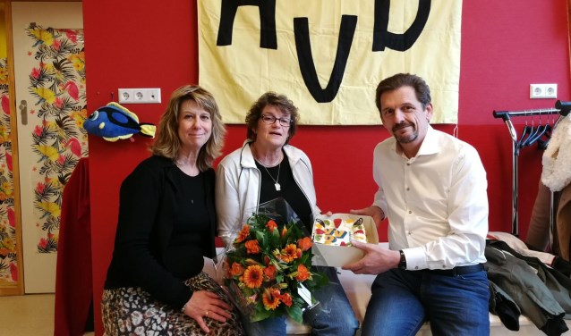 Brigitte Wielage, Anja Stakenburg en Hans van Straaten.