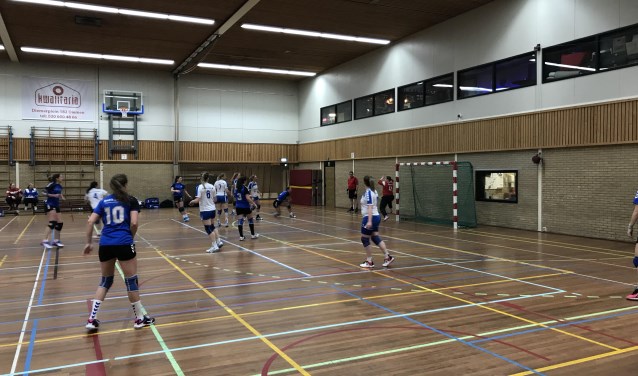 SV Zeeburg speelde voor rust sterk.