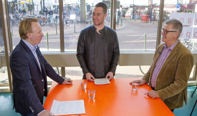 Jelmer Kruyt van het GDP (l) en Jos de Lange van het CDA (r).