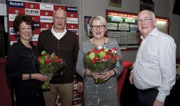 V.l.n.r. Marianne Tat, Stephen van Cleef, Marianne Verhage en Kees Visser zijn erg blij met deze vervolgstap voor de club.