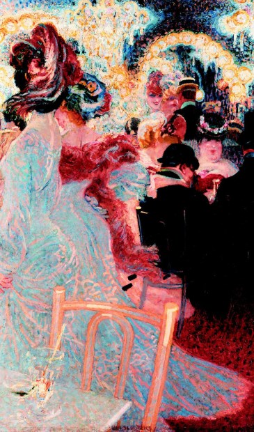 Jan Sluijters, Café de Nuit, Parijs 1906, 92 x 62,5 cm, Singer Laren, schenking Collectie Nardinc