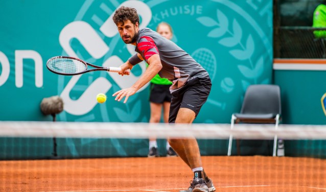 Robin Haase vorig jaar tijdens de Melkhuisje Masters.