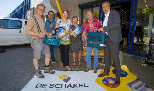 De broedplaats is blij met het gereedschap.