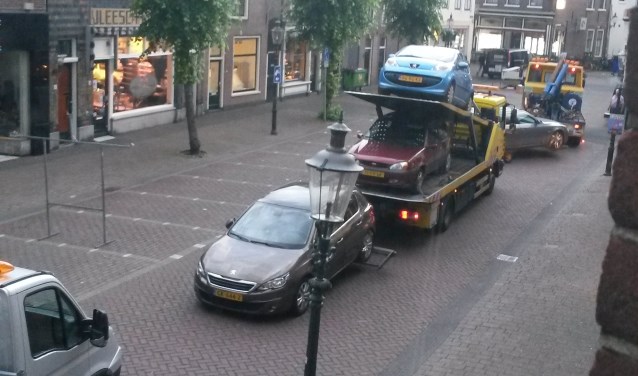 Niet op tijd weggehaald.