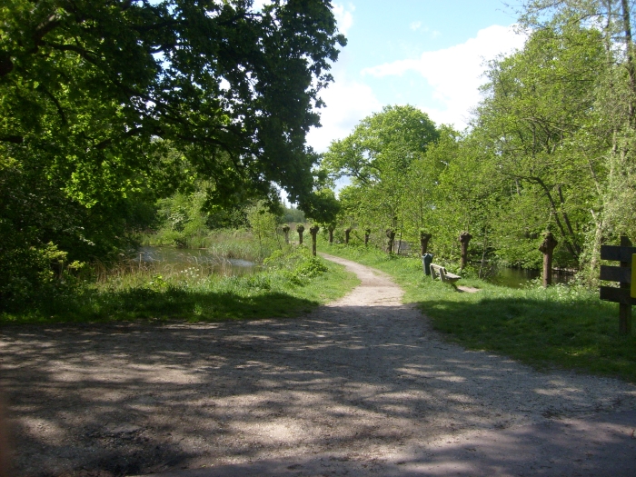 Begin van het Laarzenpad Naarden.