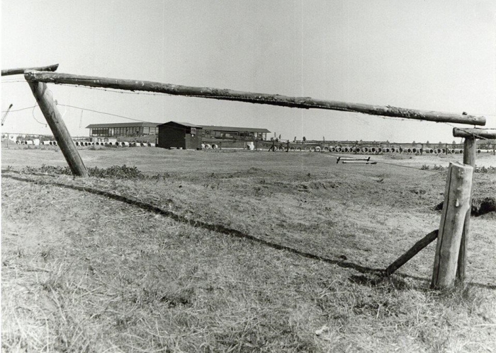 Het open landschap met de inmiddels verdwenen de Bun