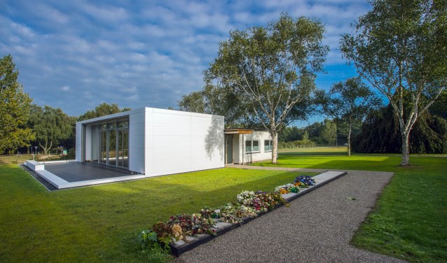 Het crematorium op Zuiderhof.
