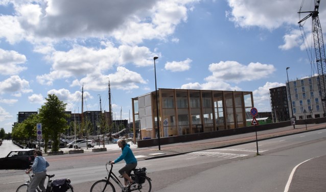 Het nu al iconische clubgebouw H2IJ.