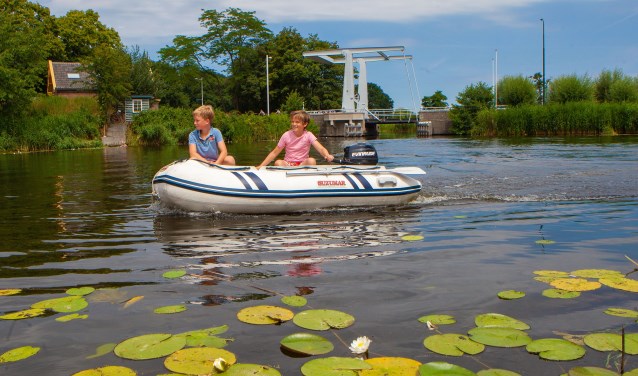 Genieten op het water met hooguit 6 kilometer per uur.