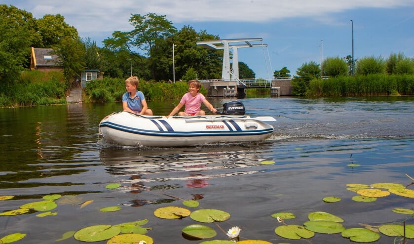 Genieten op het water met hooguit 6 kilometer per uur.